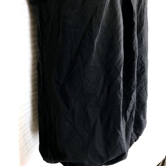 LUCY Black Blouson Gym Yoga Tank Top Shirt V-Neck - Picture 8 of 8